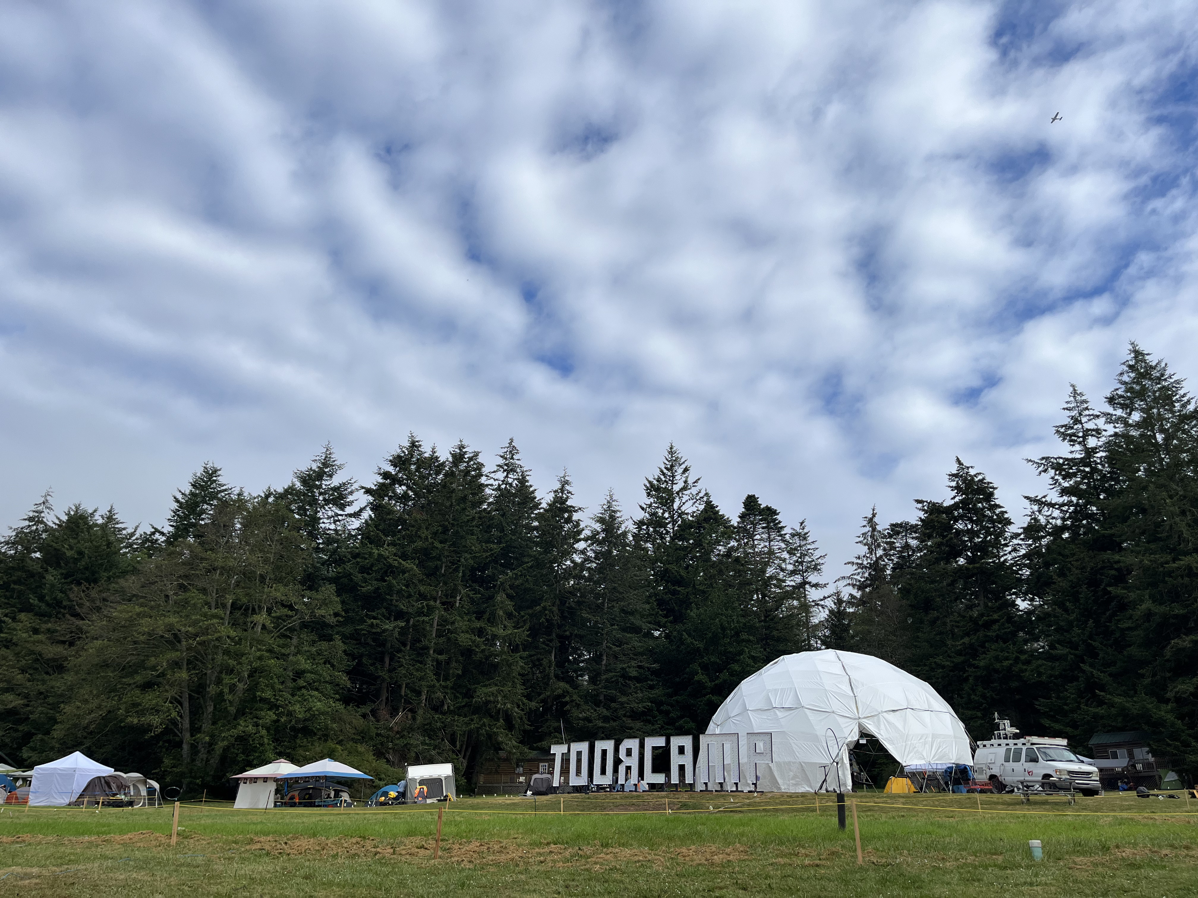 The prime dome, scene of many a presentation