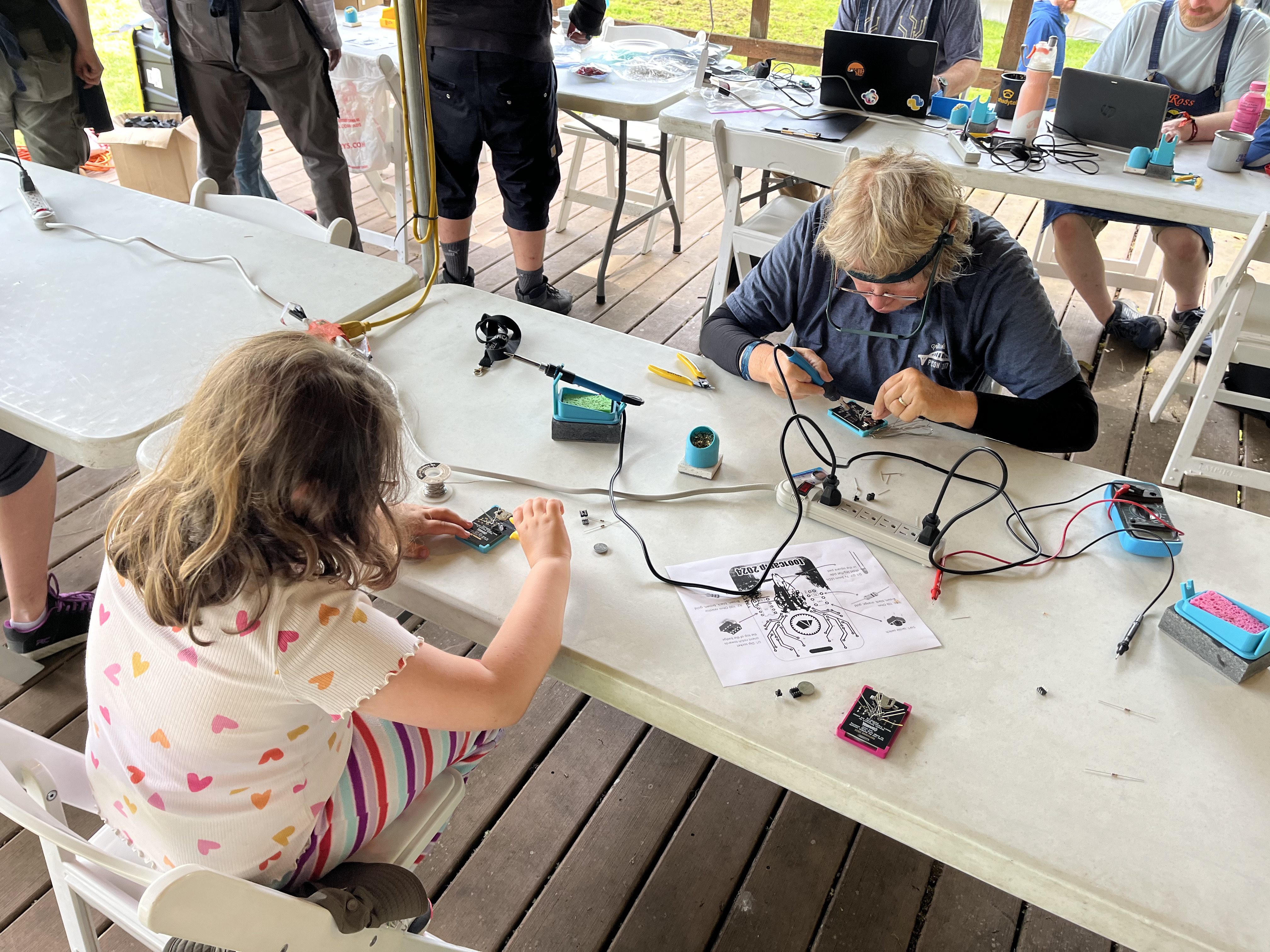 Soldering with Nana